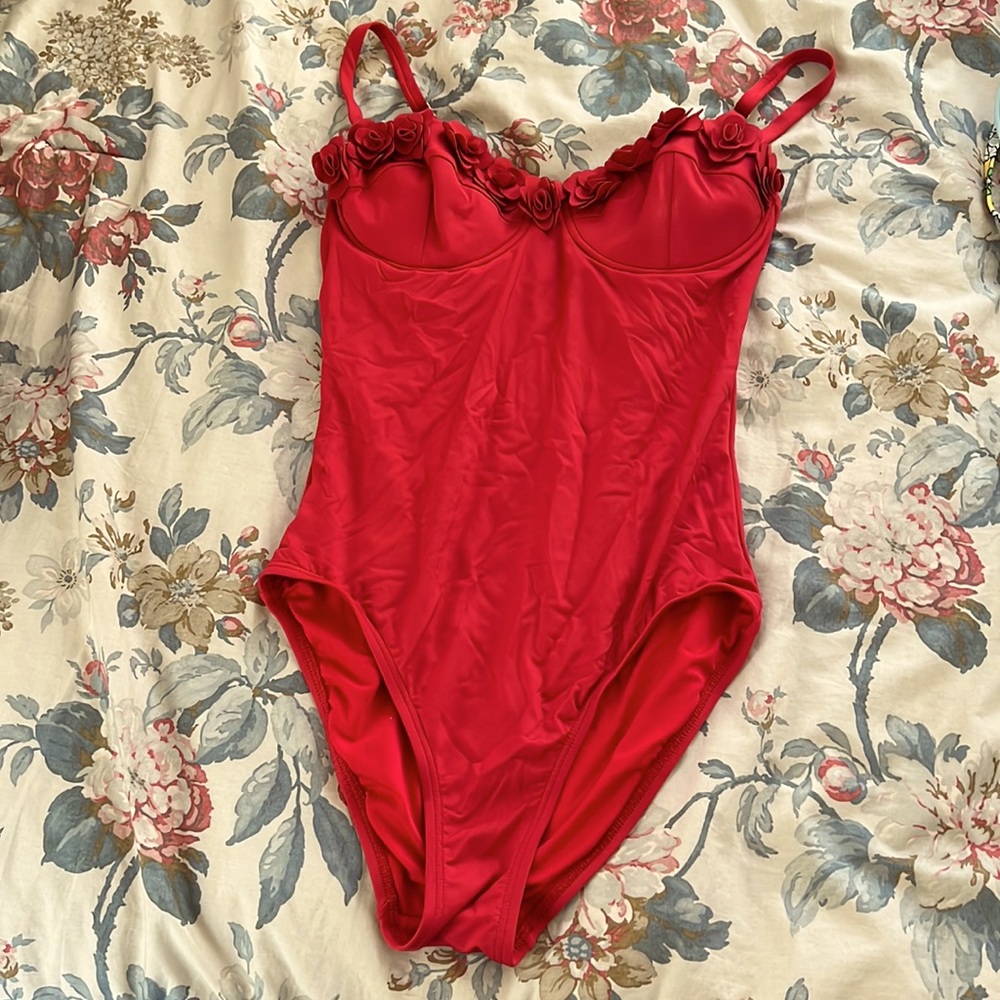Kate Spade Red One Piece Suit